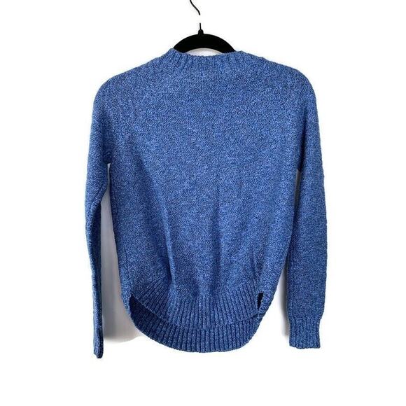 Womens Blue Cable Knit Sweater By So. Size S Long Sleeve - Picture 2 of 5